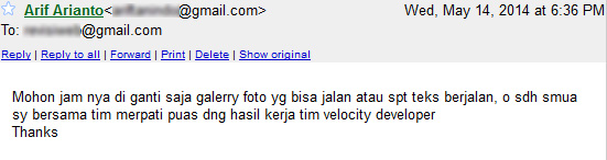 testimoni kepuasan pelanggan velocity developer