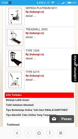 Contoh Desain Aplikasi Android Toko Online