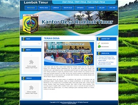 Contoh desain web desa desa