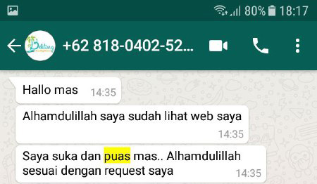 testimoni kepuasan velocity developer